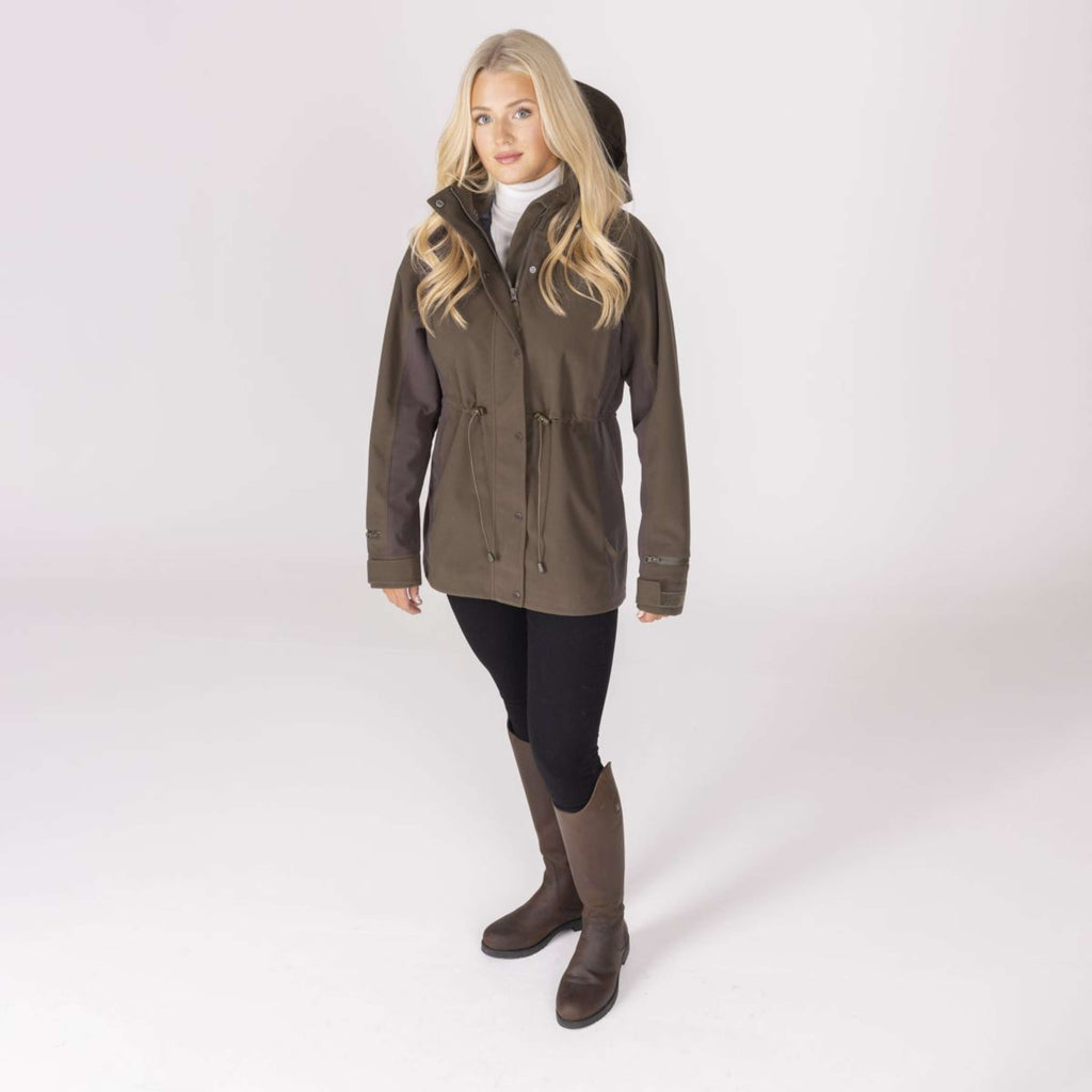 Aubrion by Shires Chaqueta Heritage Oliva oscura