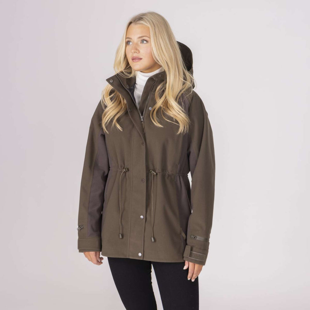 Aubrion by Shires Chaqueta Heritage Oliva oscura