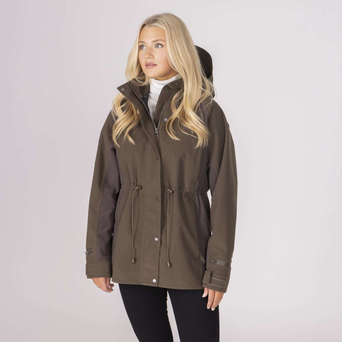 Aubrion by Shires Chaqueta Heritage Oliva oscura