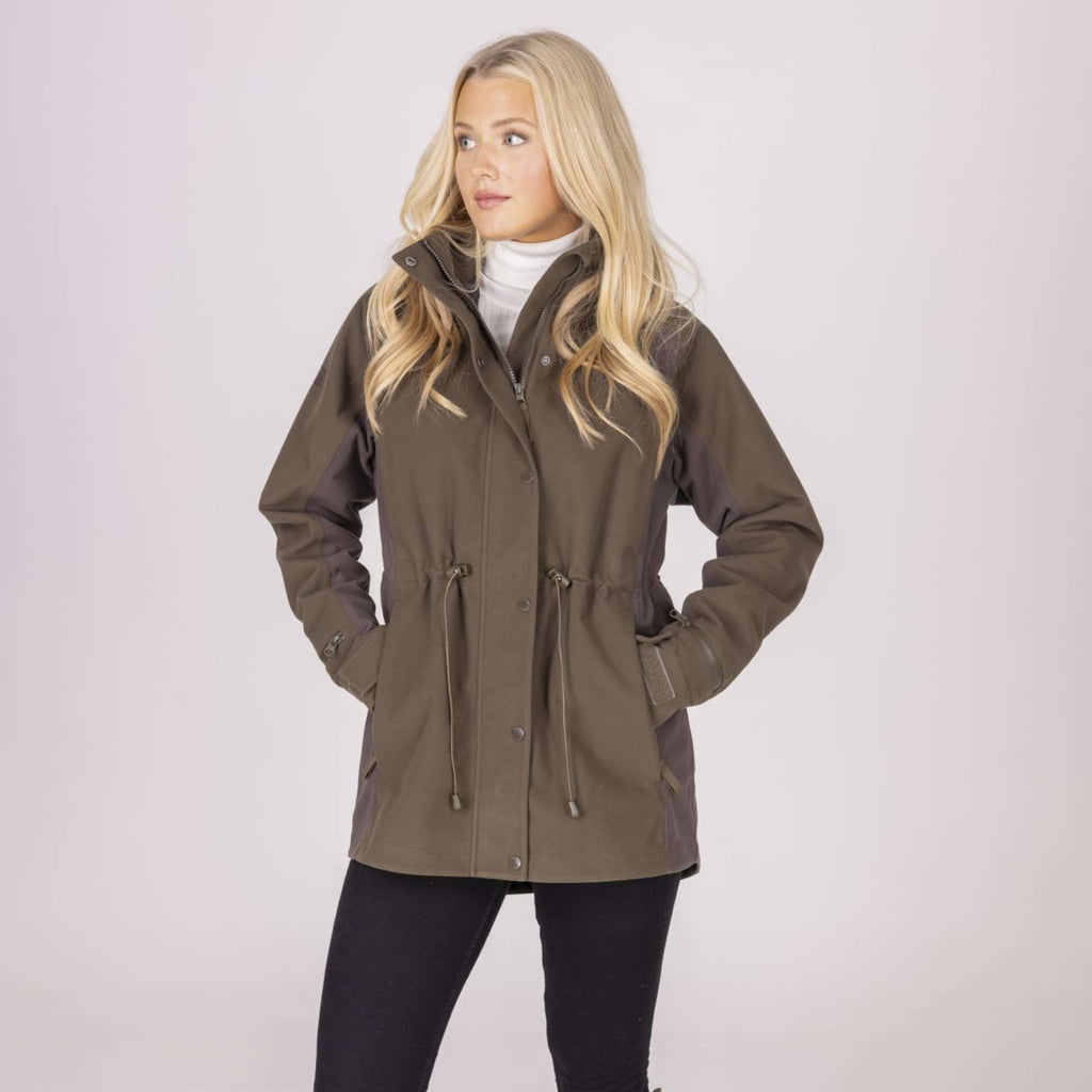 Aubrion by Shires Chaqueta Heritage Oliva oscura