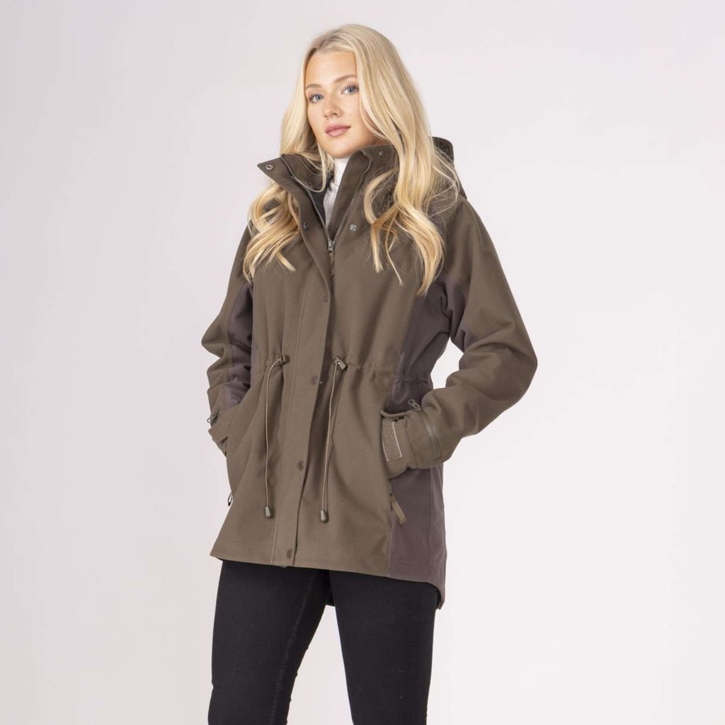 Aubrion by Shires Chaqueta Heritage Oliva oscura