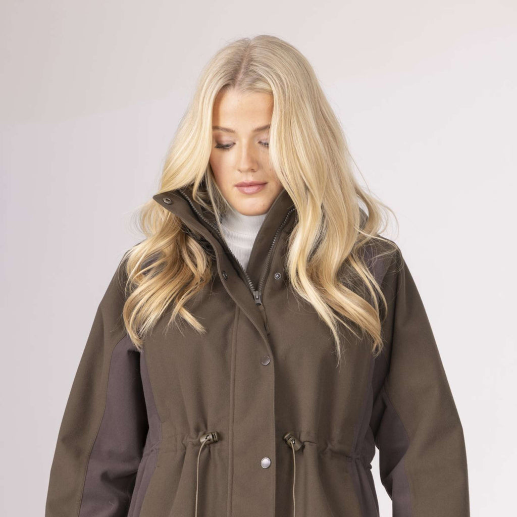 Aubrion by Shires Chaqueta Heritage Oliva oscura