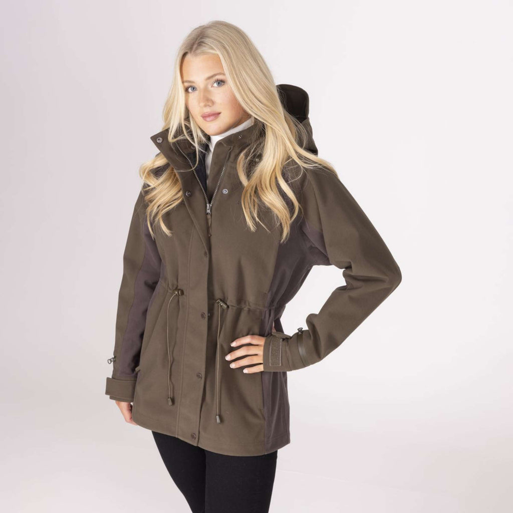 Aubrion by Shires Chaqueta Heritage Oliva oscura