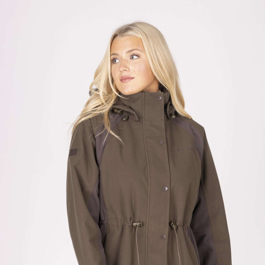 Aubrion by Shires Chaqueta Heritage Oliva oscura