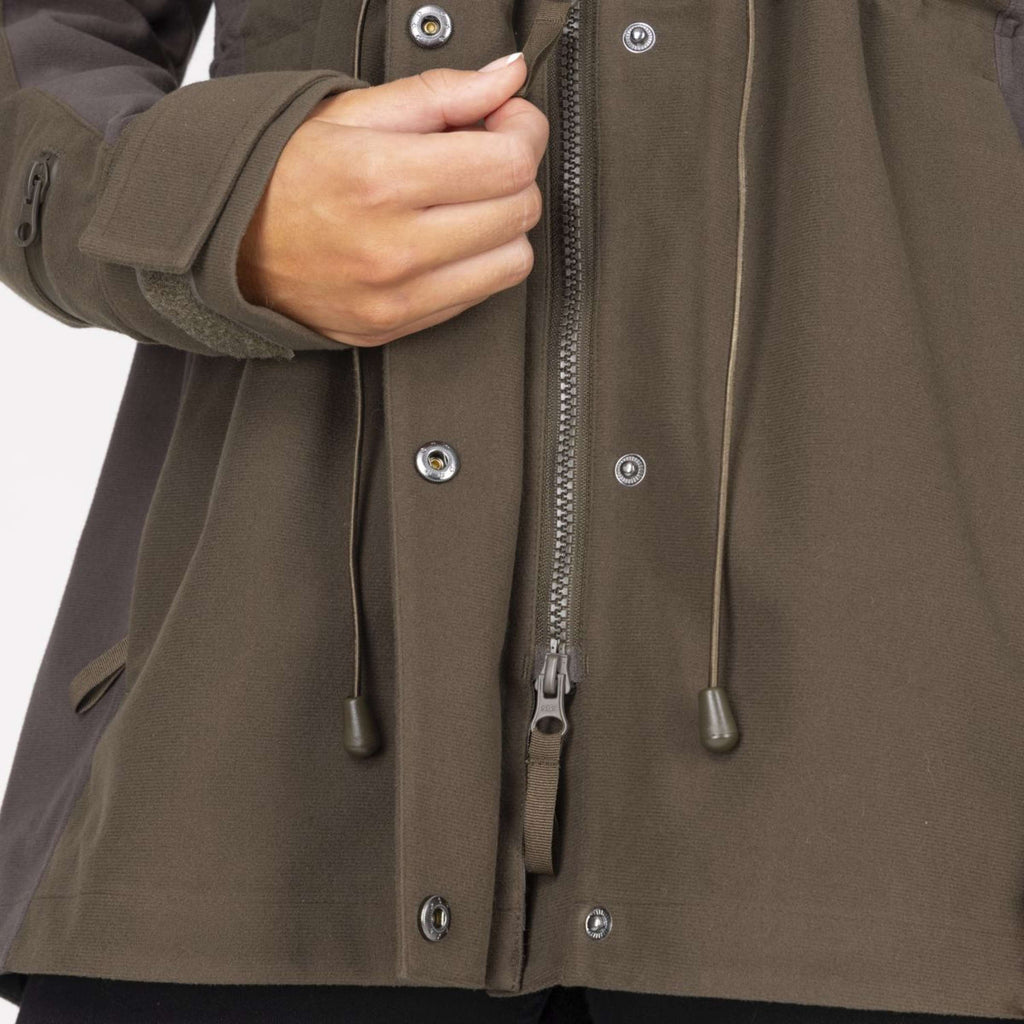 Aubrion by Shires Chaqueta Heritage Oliva oscura