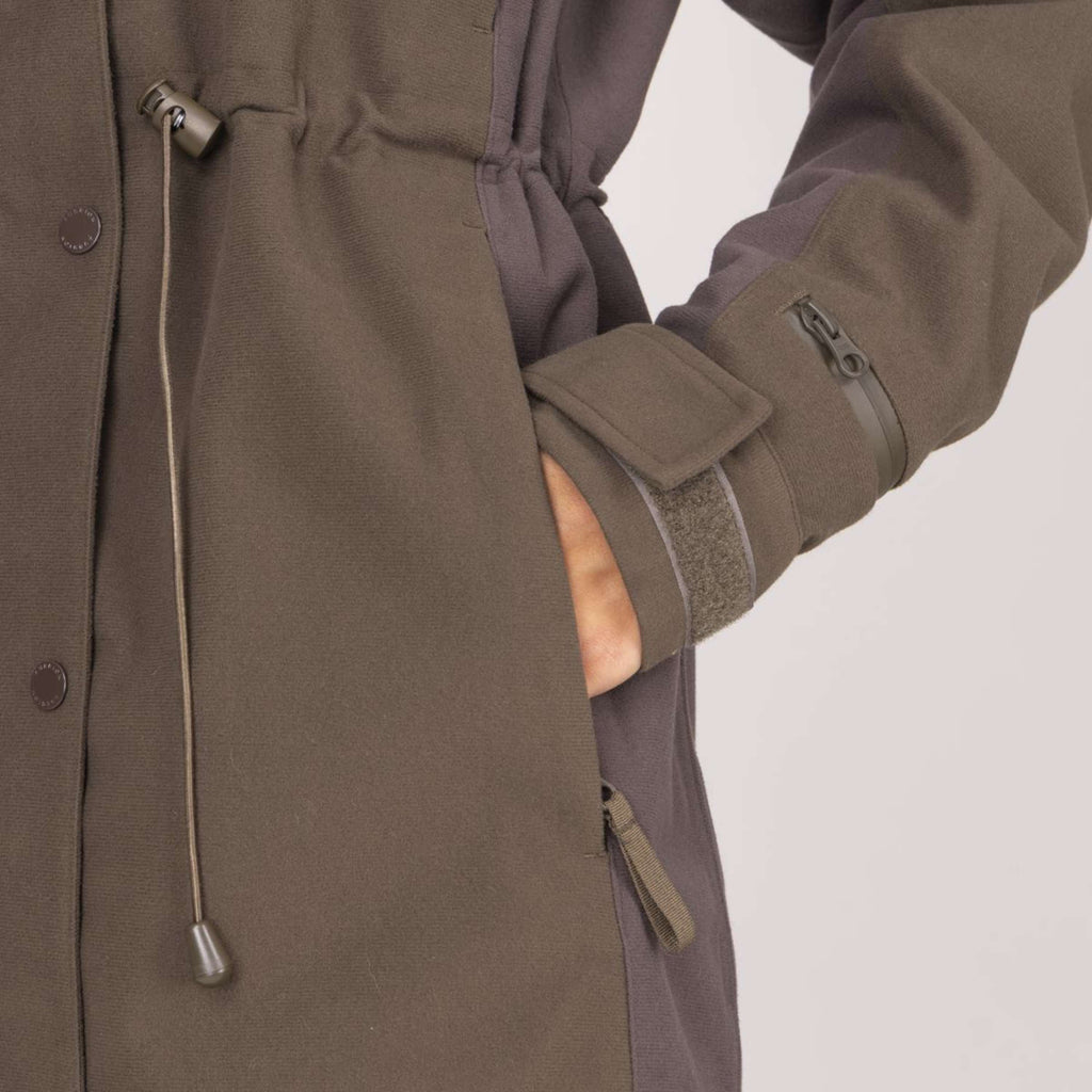 Aubrion by Shires Chaqueta Heritage Oliva oscura