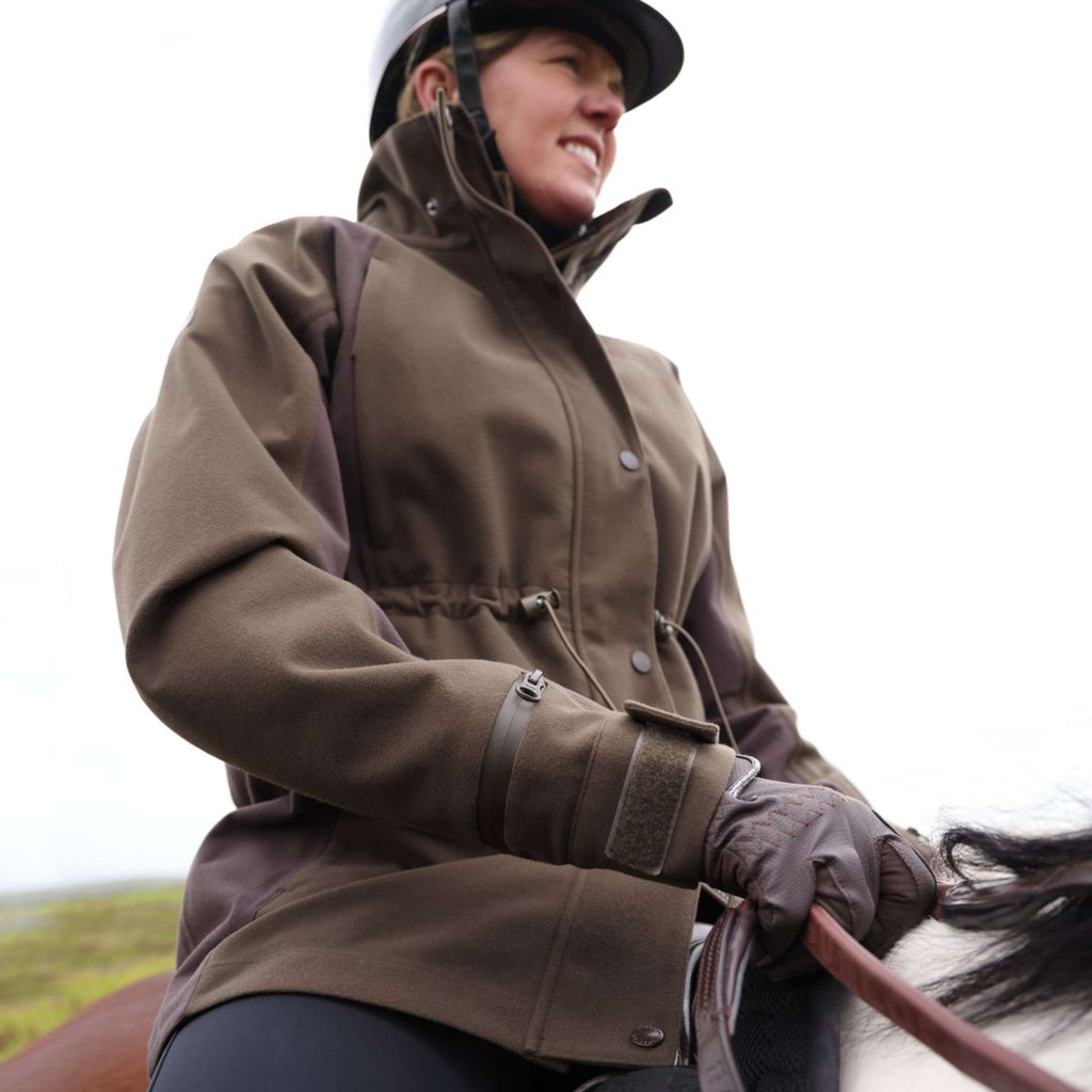 Aubrion by Shires Chaqueta Heritage Oliva oscura
