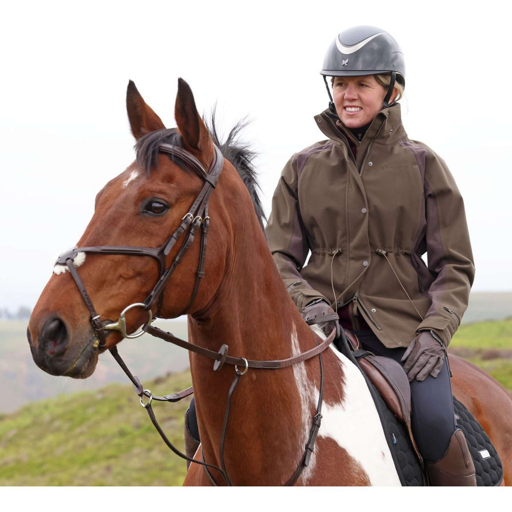 Aubrion by Shires Chaqueta Heritage Oliva oscura