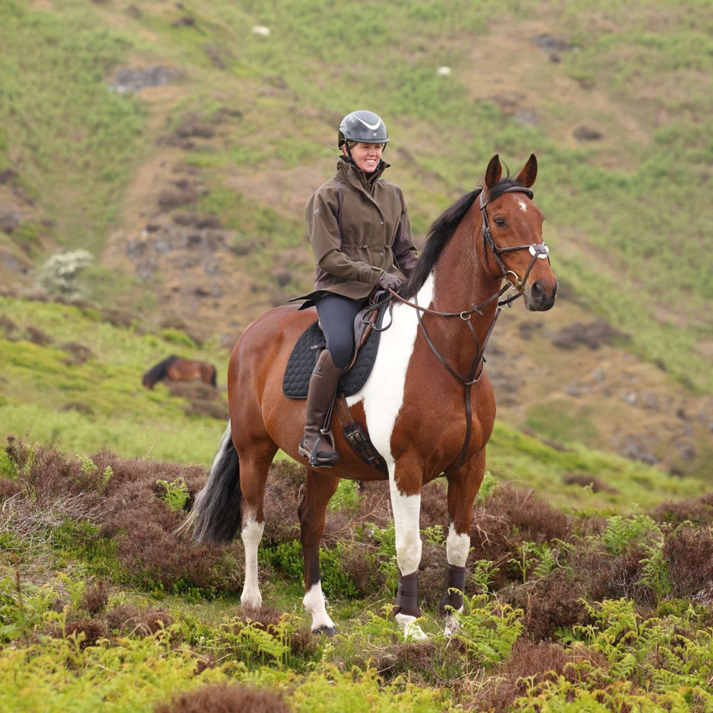 Aubrion by Shires Chaqueta Heritage Oliva oscura