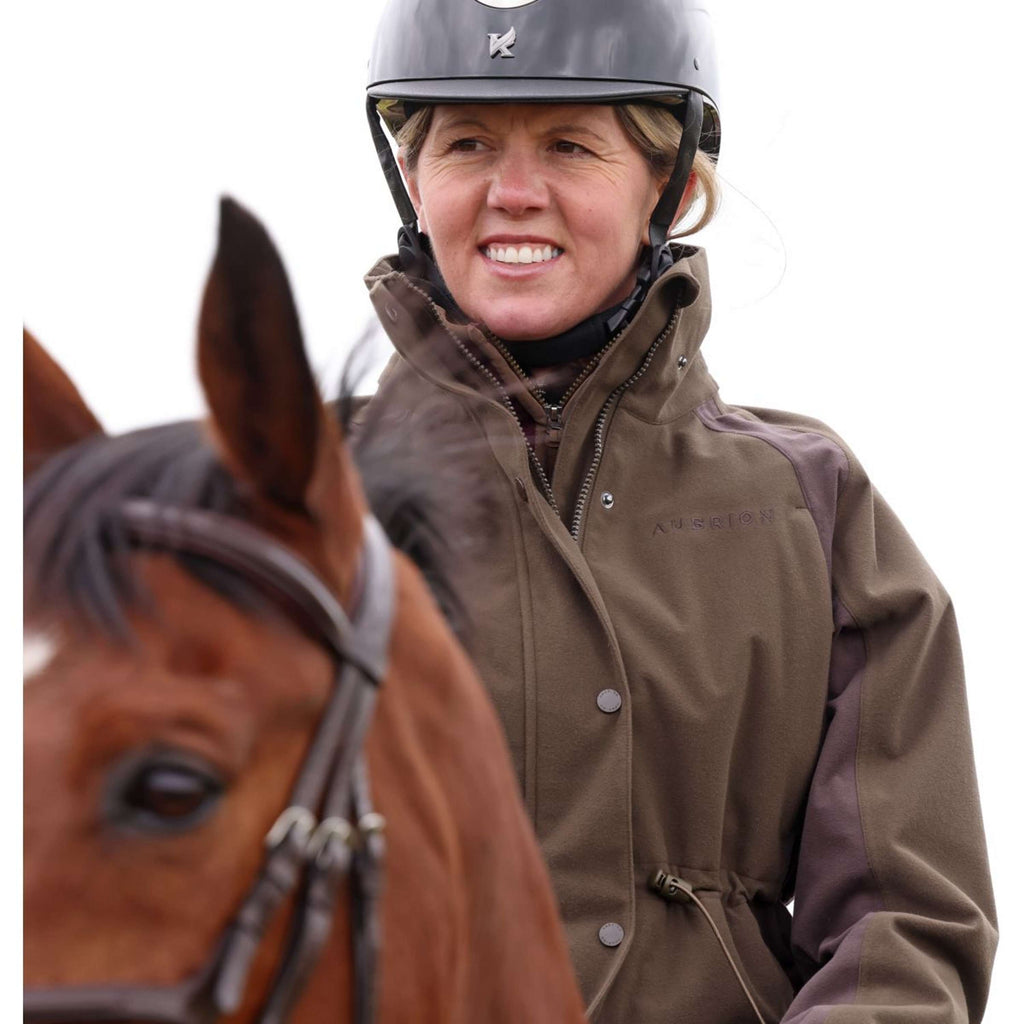 Aubrion by Shires Chaqueta Heritage Oliva oscura