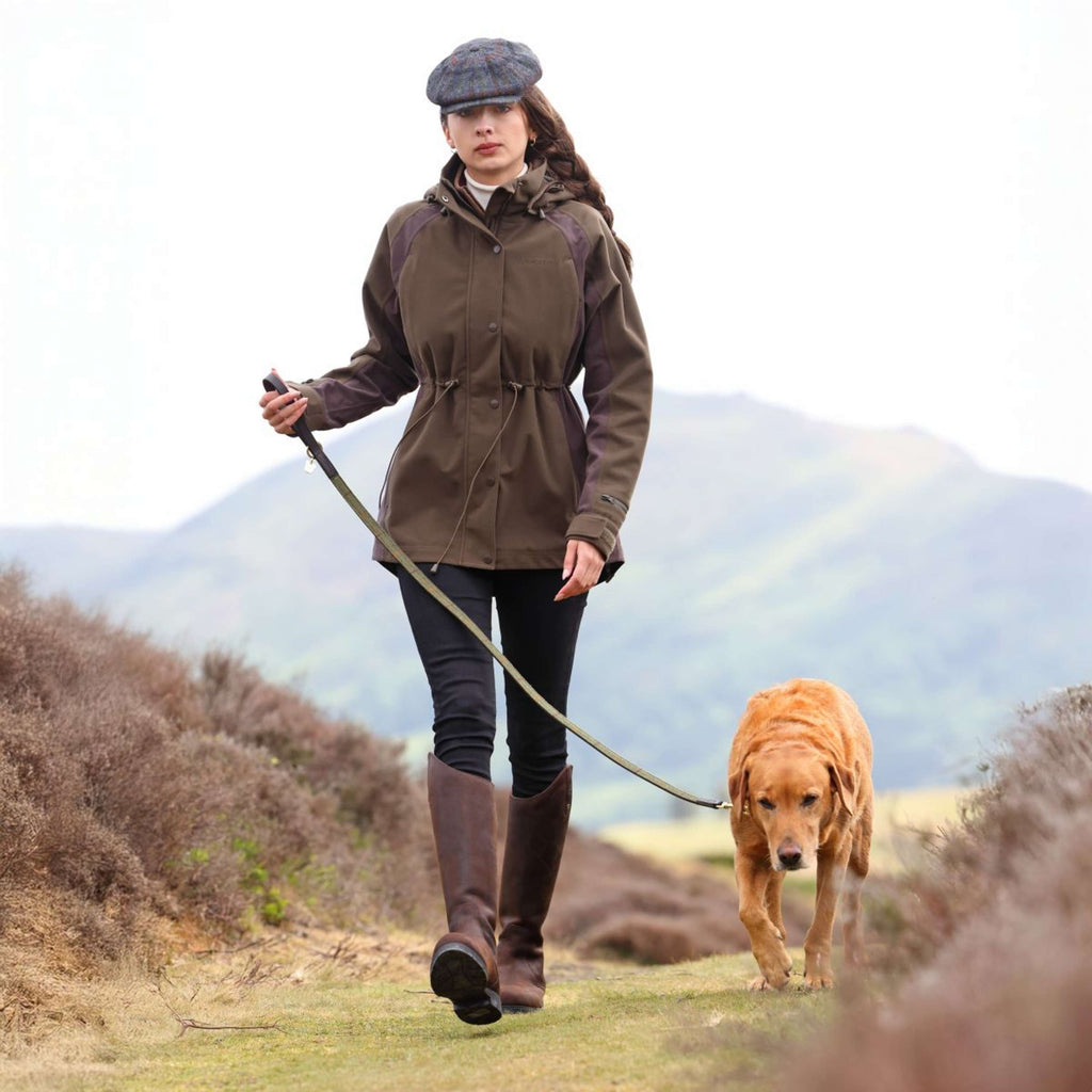 Aubrion by Shires Chaqueta Heritage Oliva oscura