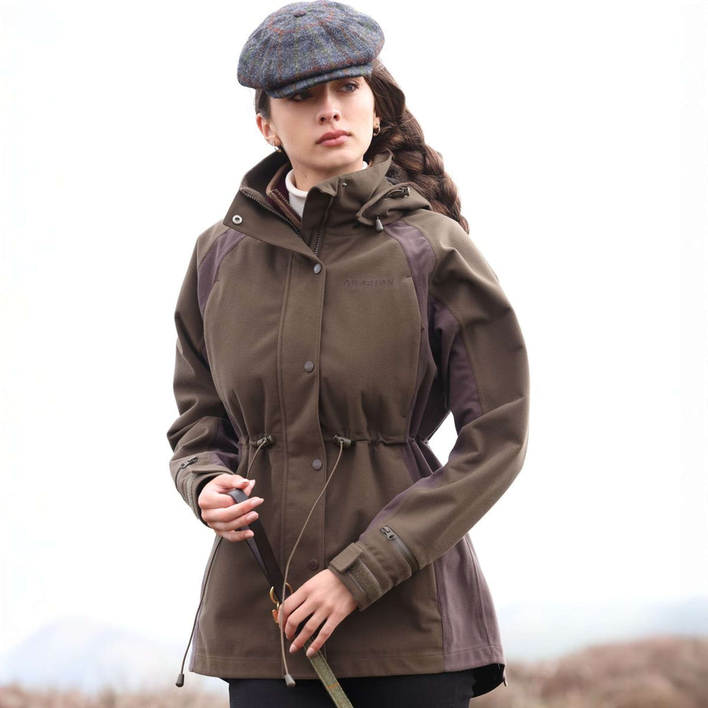 Aubrion by Shires Chaqueta Heritage Oliva oscura