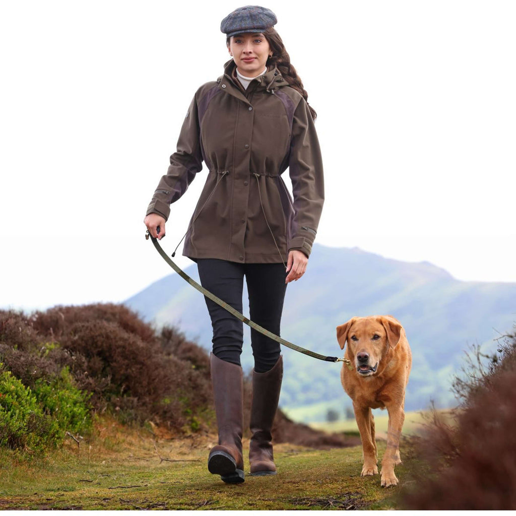 Aubrion by Shires Chaqueta Heritage Oliva oscura
