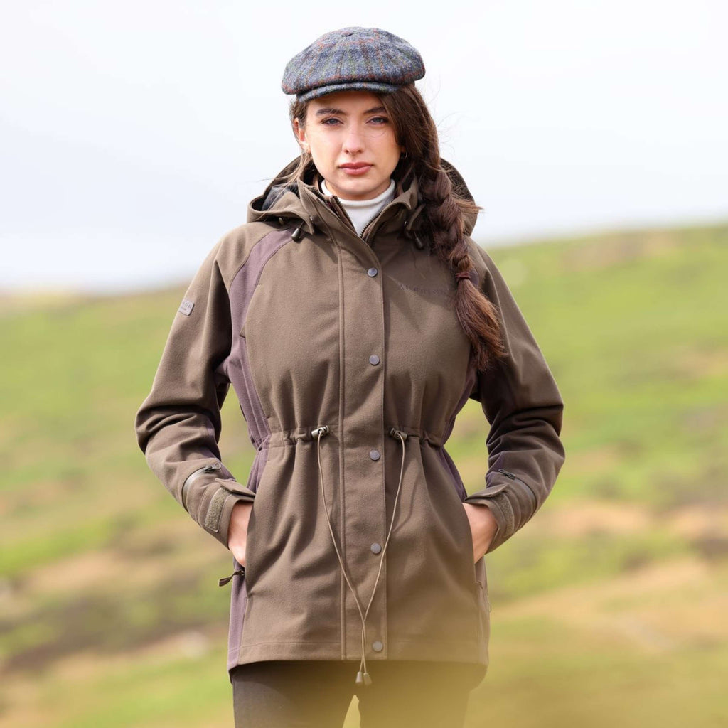 Aubrion by Shires Chaqueta Heritage Oliva oscura