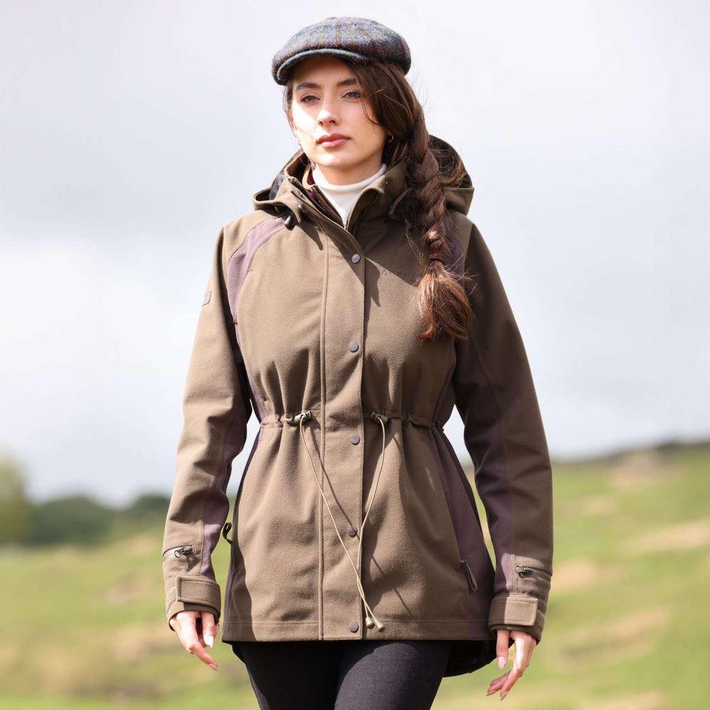 Aubrion by Shires Chaqueta Heritage Oliva oscura