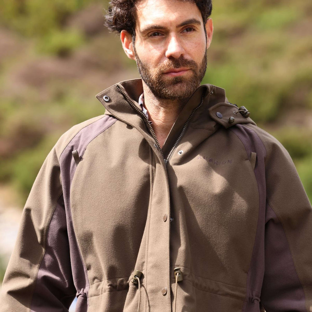 Aubrion by Shires Chaqueta Heritage Oliva oscura