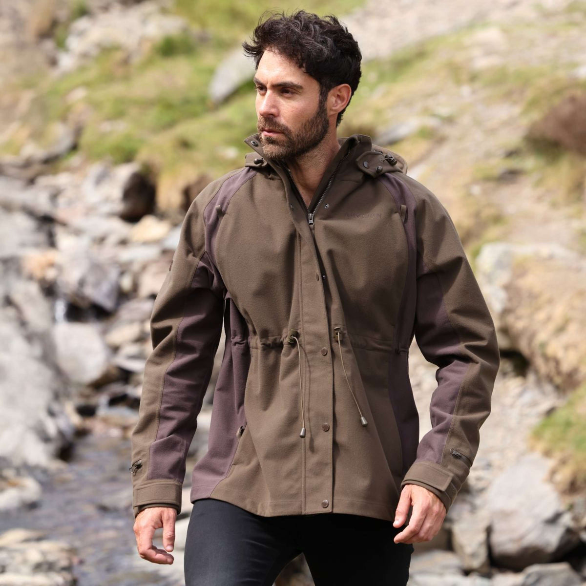 Aubrion by Shires Chaqueta Heritage Oliva oscura