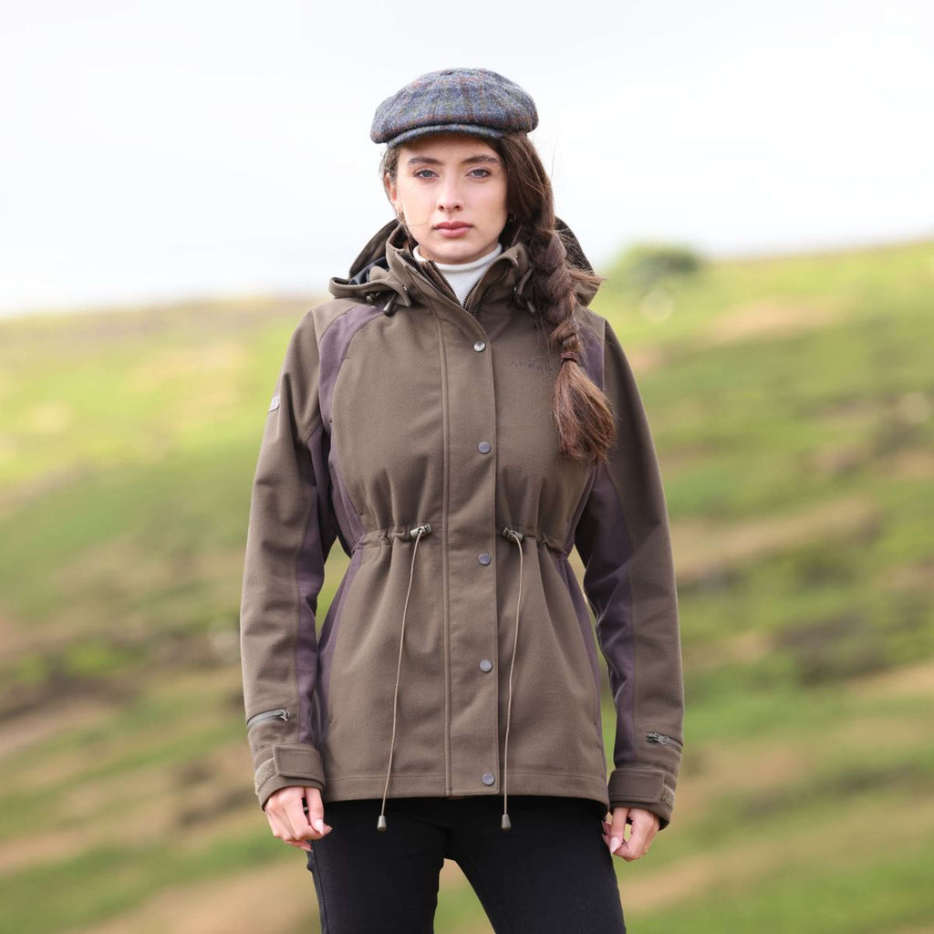 Aubrion by Shires Chaqueta Heritage Oliva oscura