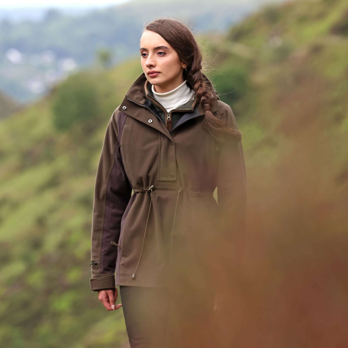 Aubrion by Shires Pullover Heritage Oliva oscura
