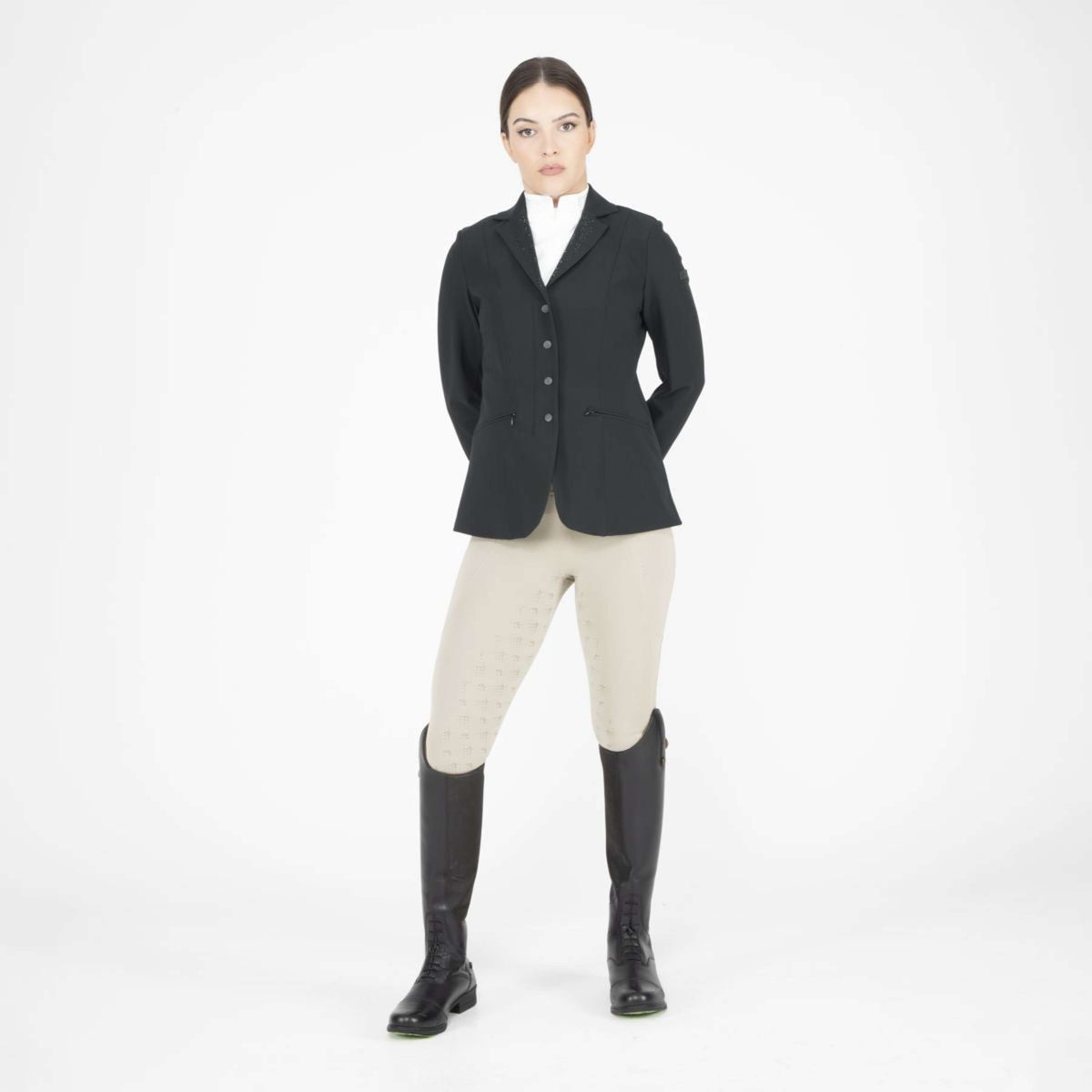 Aubrion by Shires Chaqueta de Competición Optima GX Negro