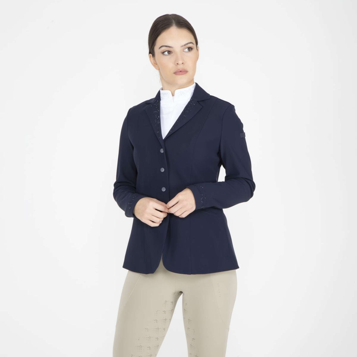 Aubrion by Shires Chaqueta de Competición Optima GX Navy