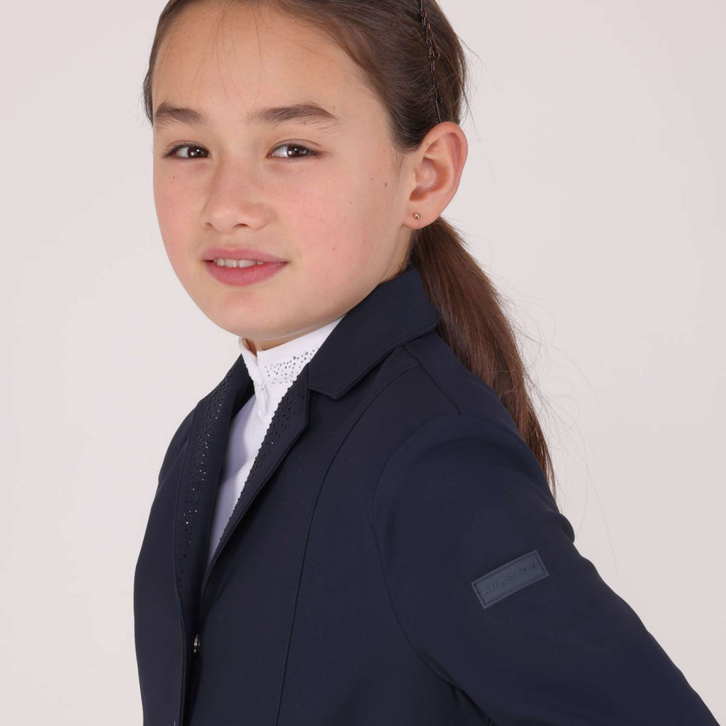 Aubrion by Shires Chaqueta de Competición Optima GX Niños Navy