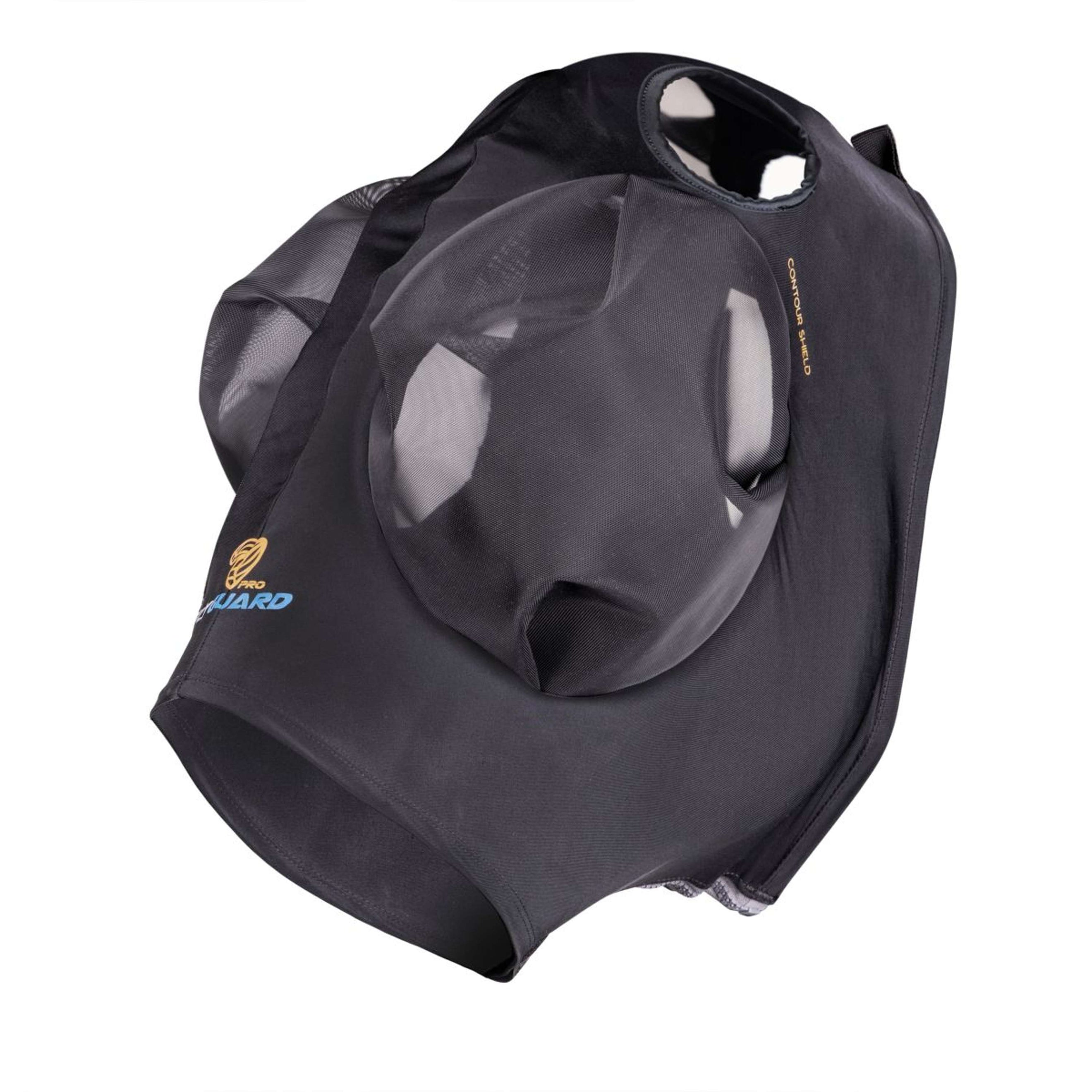 FlyGuard by Shires Máscara para Moscas Pro Stretch con Agujero para Oreja Jet