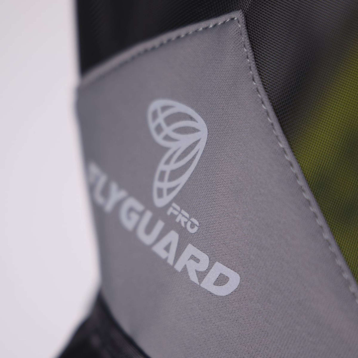 FlyGuard Máscara para Moscas Pro Hi-Viz Fine Mesh con Orejas Amarillo fluorescente