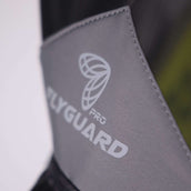 FlyGuard Máscara para Moscas Pro Hi-Viz Fine Mesh con Orejas Amarillo fluorescente