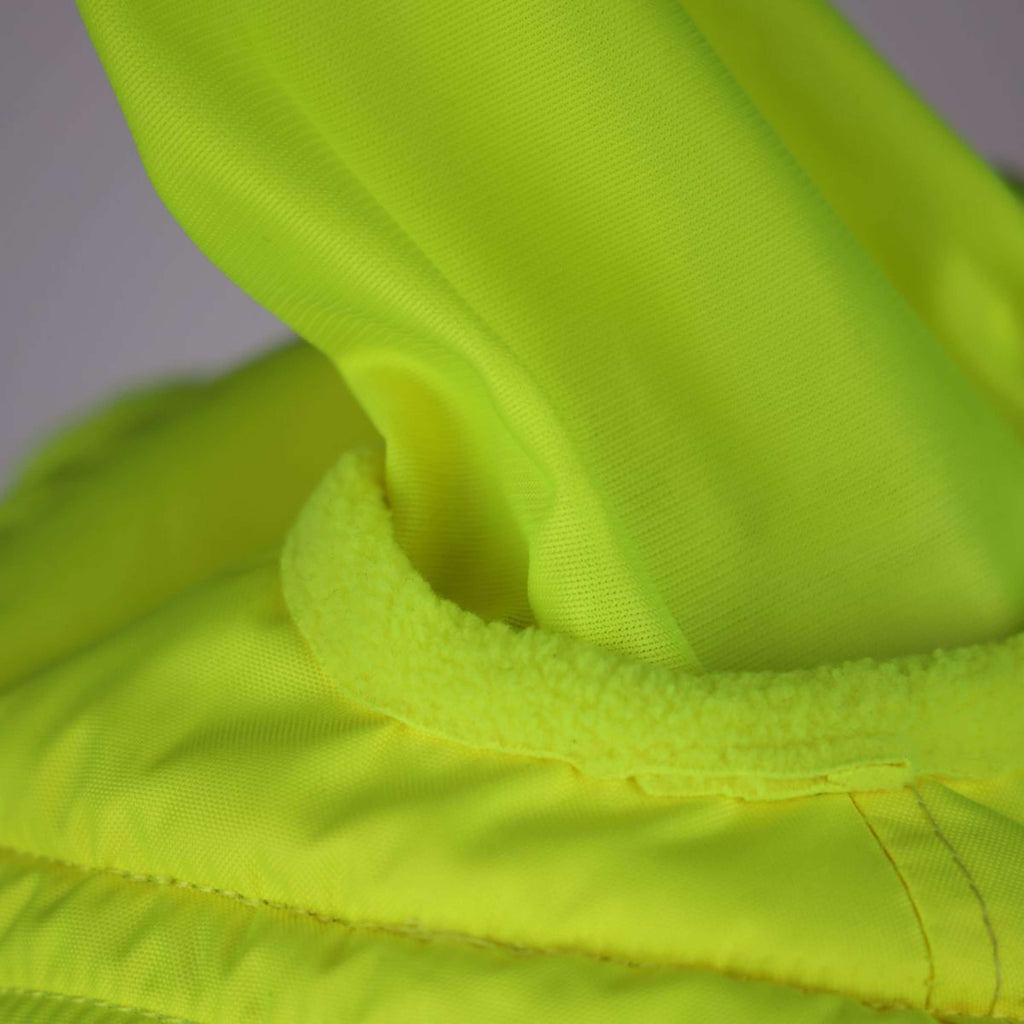FlyGuard by Shires Máscara para Moscas Pro Hi-Viz Fine Mesh con Orejas y Nariz Amarillo fluorescente