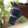 FlyGuard by Shires Máscara para Moscas Pro Fine Mesh Sin orejas con Nariz Navy