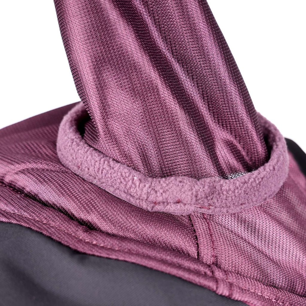 FlyGuard by Shires Máscara para Moscas Pro Deluxe con Orejas y Nariz Black Cherry