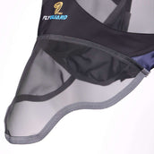 FlyGuard Máscara para Moscas Pro Deluxe con Orejas y Nariz Navy