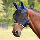 FlyGuard by Shires Máscara para Moscas Pro Deluxe con Orejas Navy