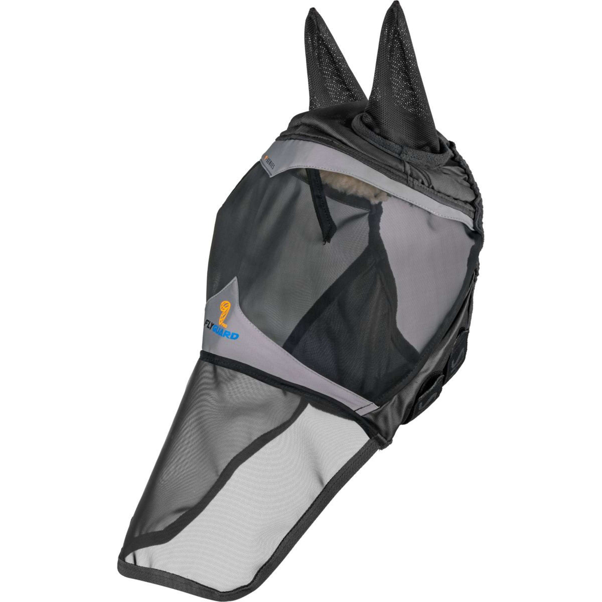 FlyGuard Máscara para Moscas Pro Fine Mesh con Orejas y Protector de Nariz Jet
