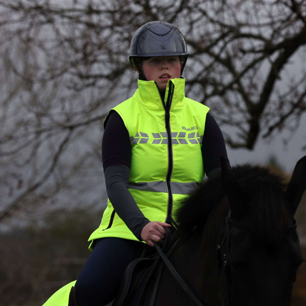 Equi-Flector by Shires Chaleco Reflectante Amarillo