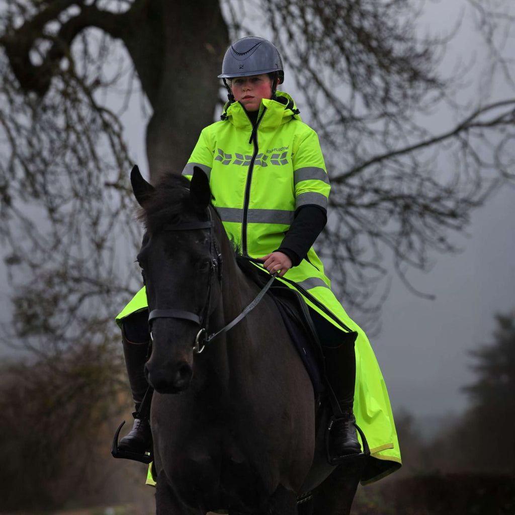Equi-Flector by Shires Chaqueta Reflectante Largo Amarillo