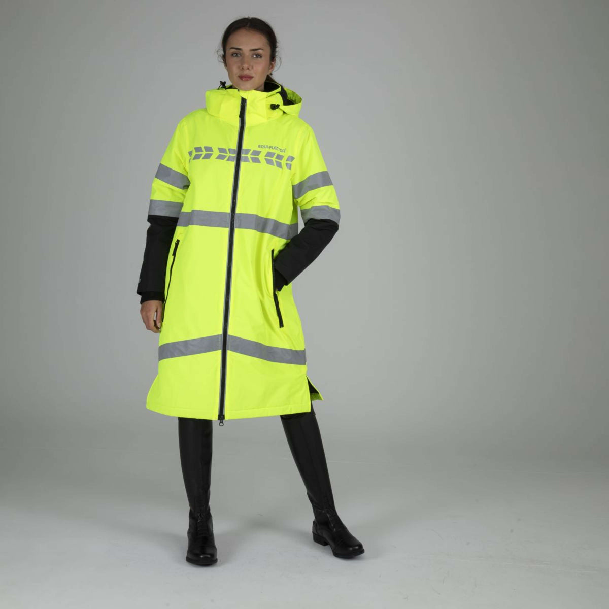 Equi-Flector by Shires Chaqueta Reflectante Largo Amarillo