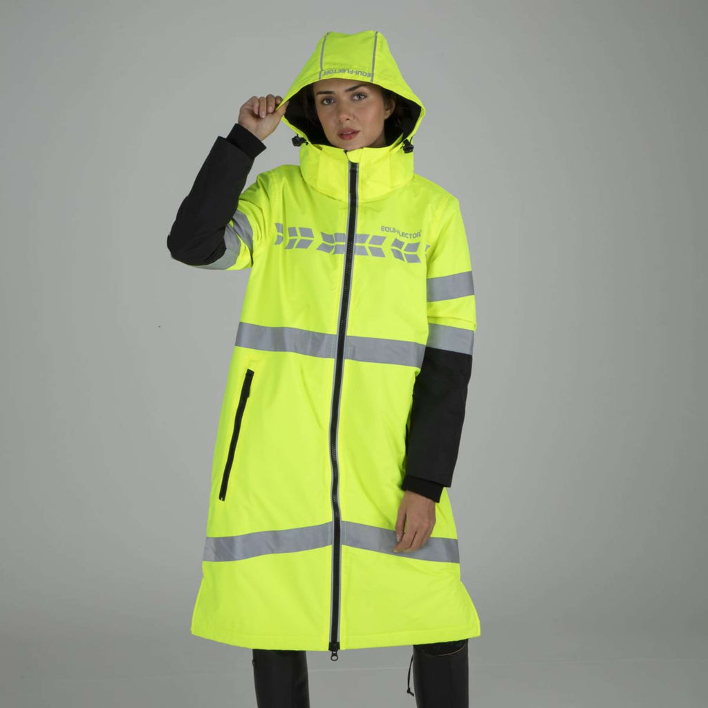 Equi-Flector by Shires Chaqueta Reflectante Largo Amarillo