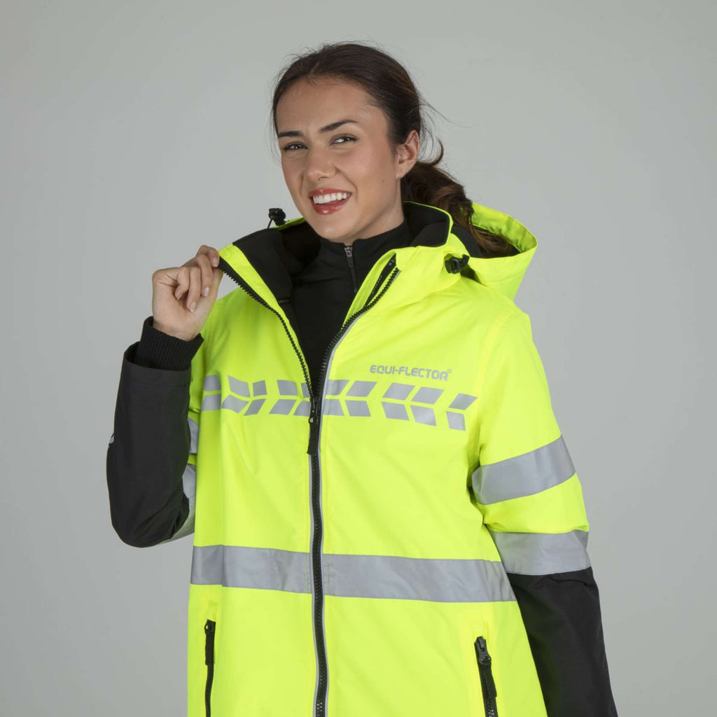 Equi-Flector by Shires Chaqueta Reflectante Largo Amarillo