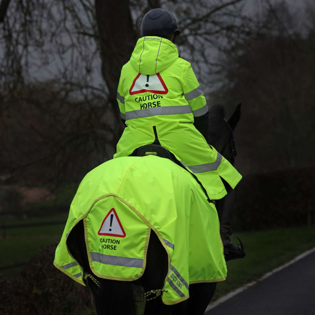 Equi-Flector by Shires Chaqueta Reflectante Largo Amarillo