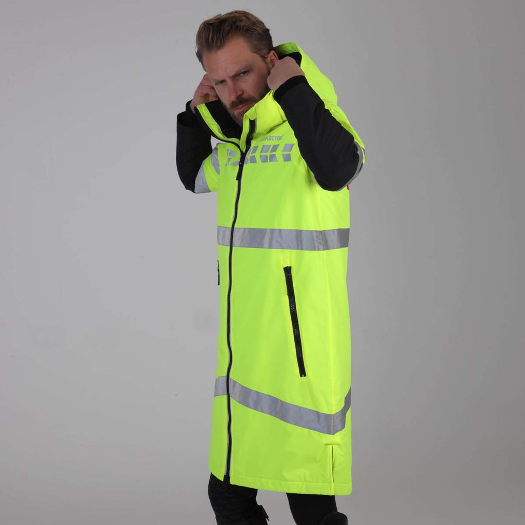Equi-Flector by Shires Chaqueta Reflectante Largo Amarillo