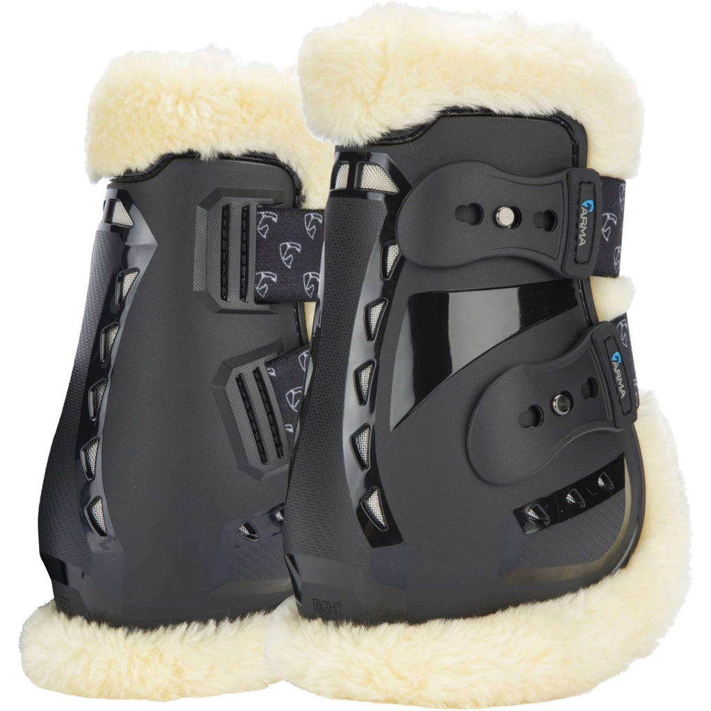 Arma by Shires Botas protectoras de menudillo Carbon Pro SupaFleece Negro