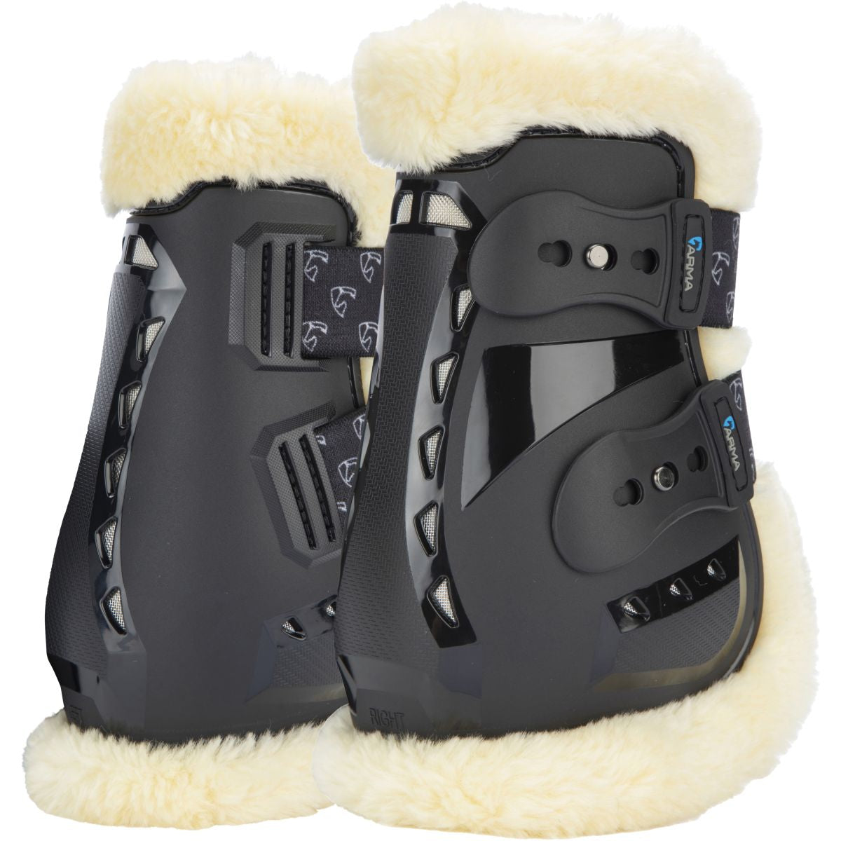 Arma by Shires Botas protectoras de menudillo Carbon Pro SupaFleece Negro