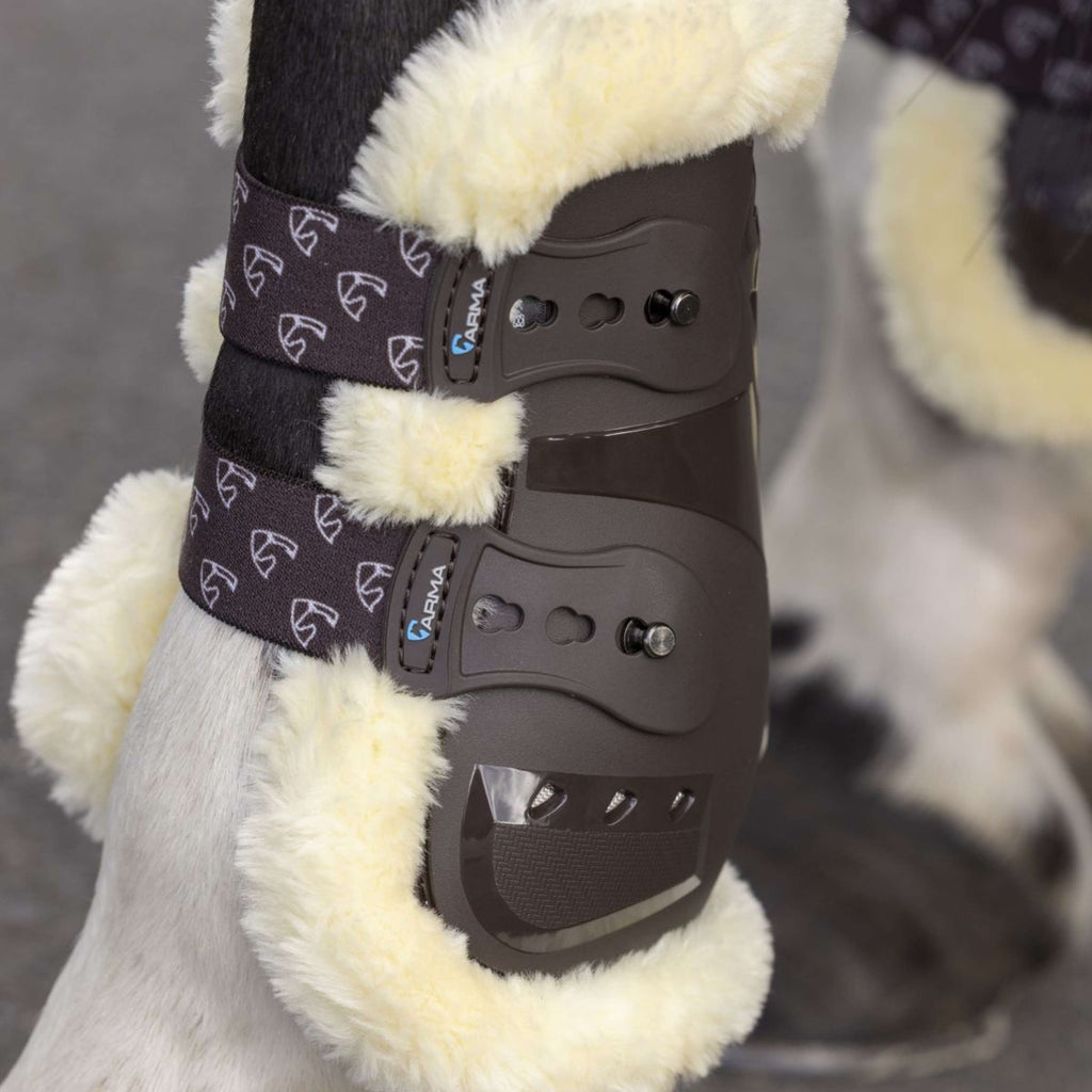 Arma by Shires Botas protectoras de menudillo Carbon Pro SupaFleece Marron