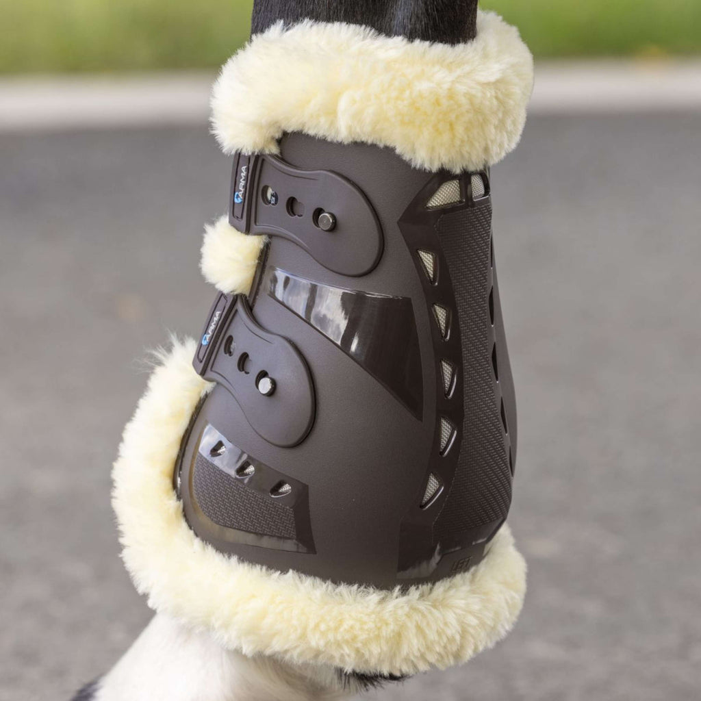 Arma by Shires Botas protectoras de menudillo Carbon Pro SupaFleece Marron