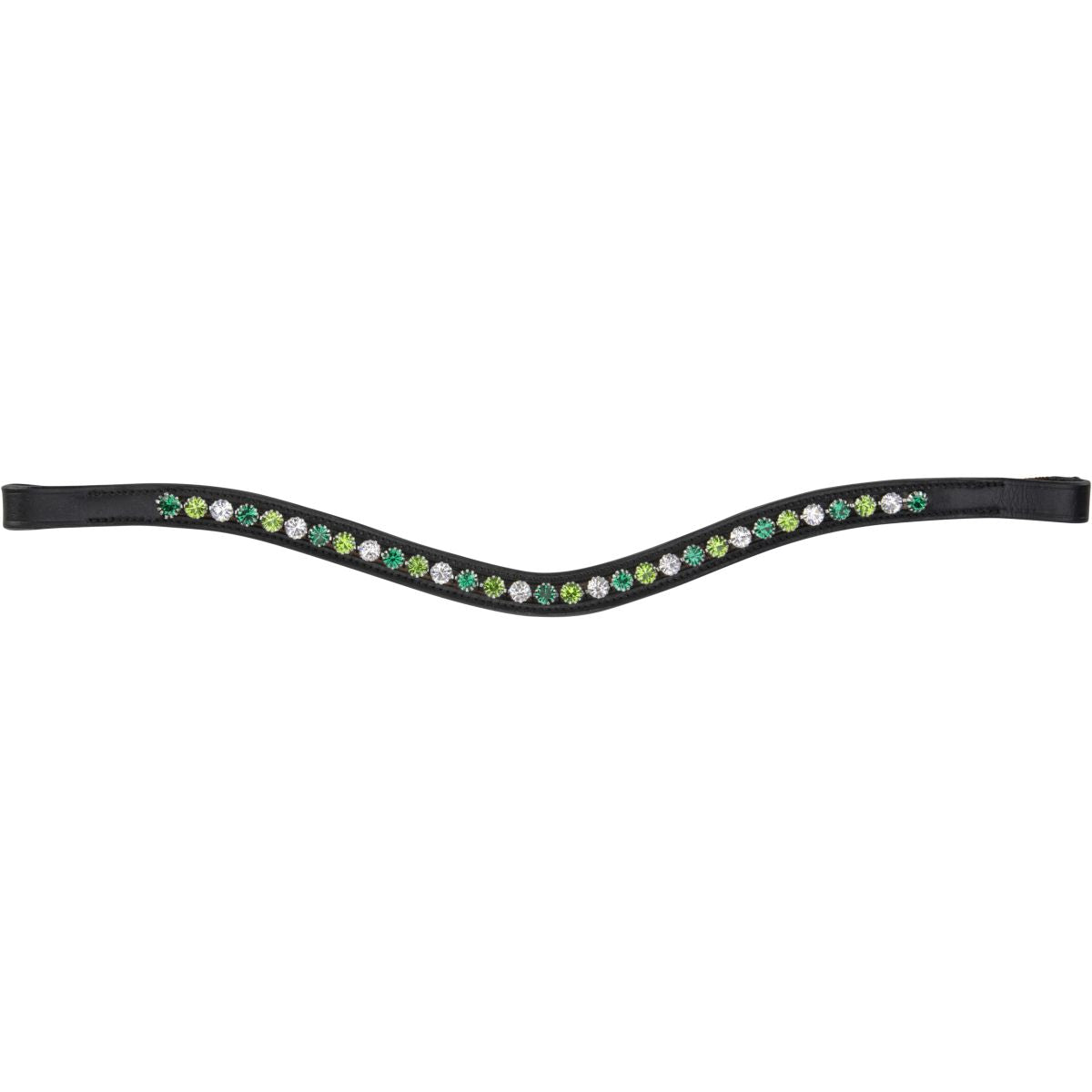 Velociti by Shires Frontal GARA Green Diamante Negro