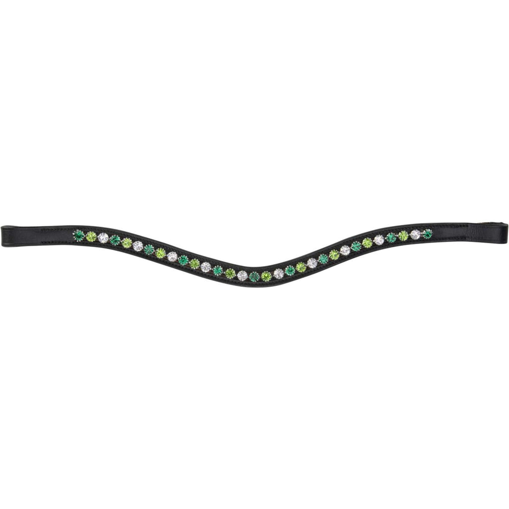 Velociti by Shires Frontal GARA Green Diamante Negro