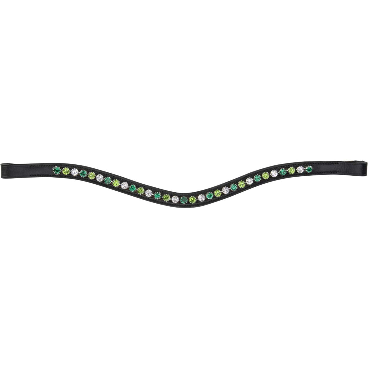 Velociti by Shires Frontal GARA Green Diamante Negro