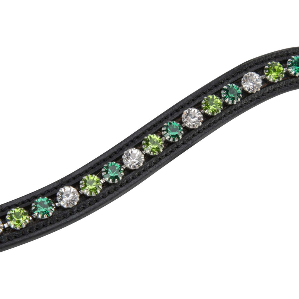 Velociti by Shires Frontal GARA Green Diamante Negro